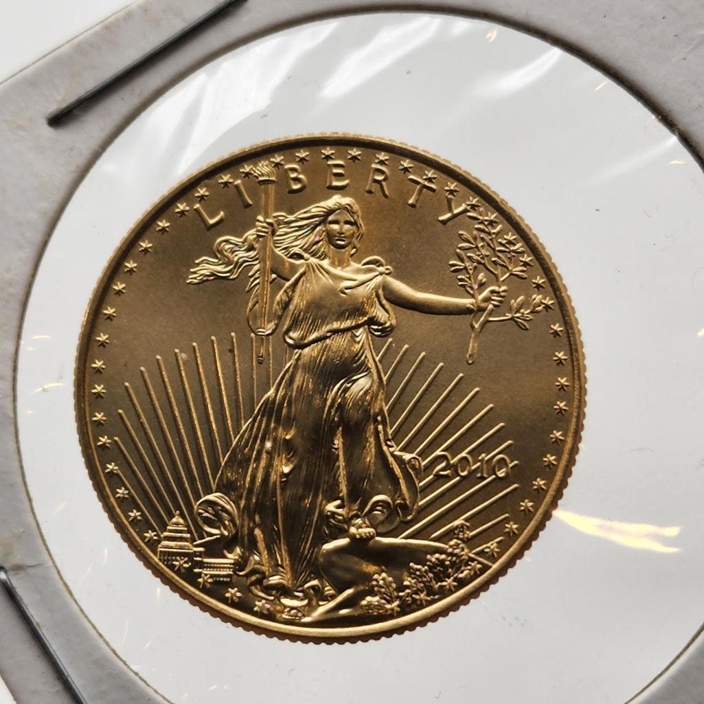 2010 $25 American Eagle Half Ounce Gold Coin (1 of 2)