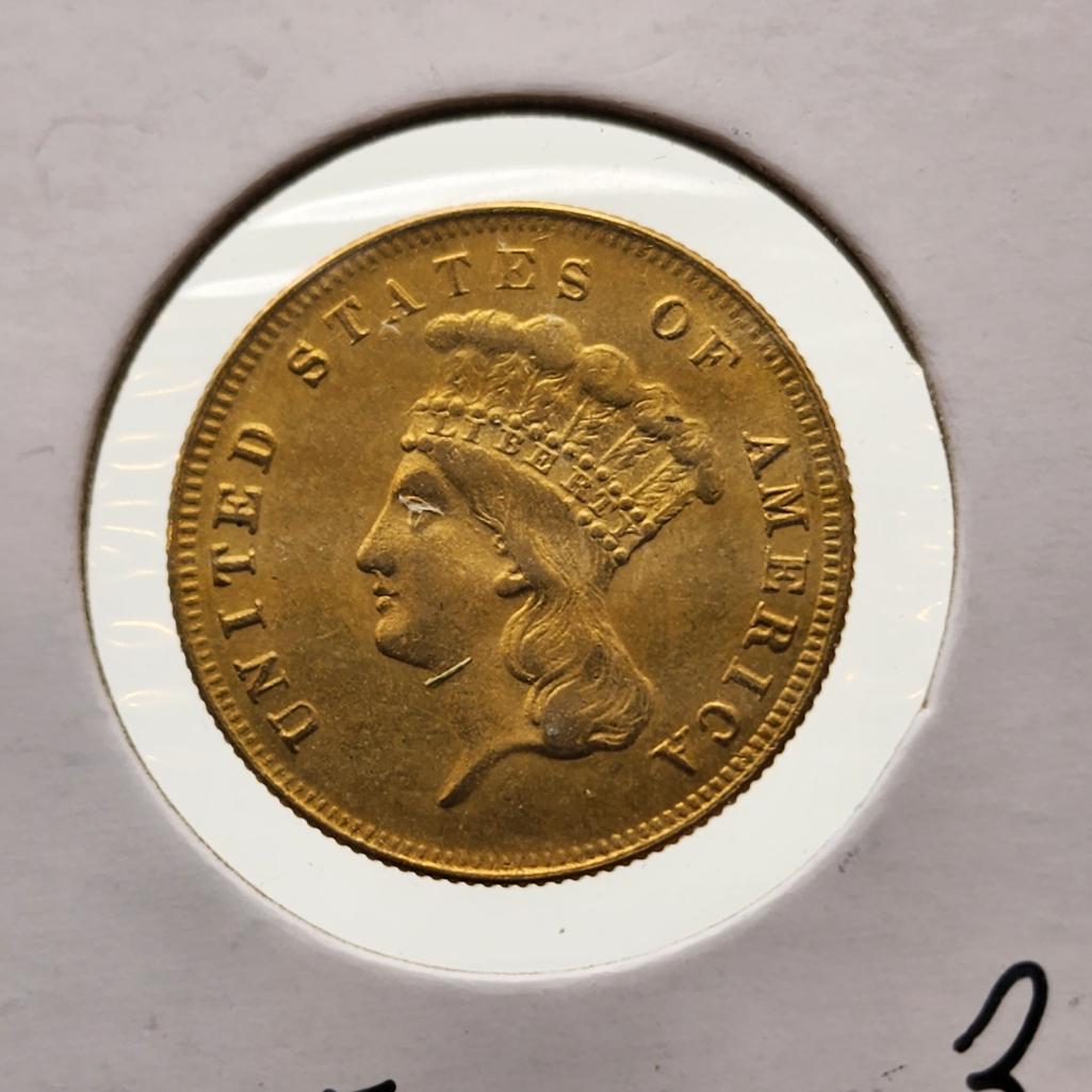 1855 $3 Indian Princess (1 of 2)