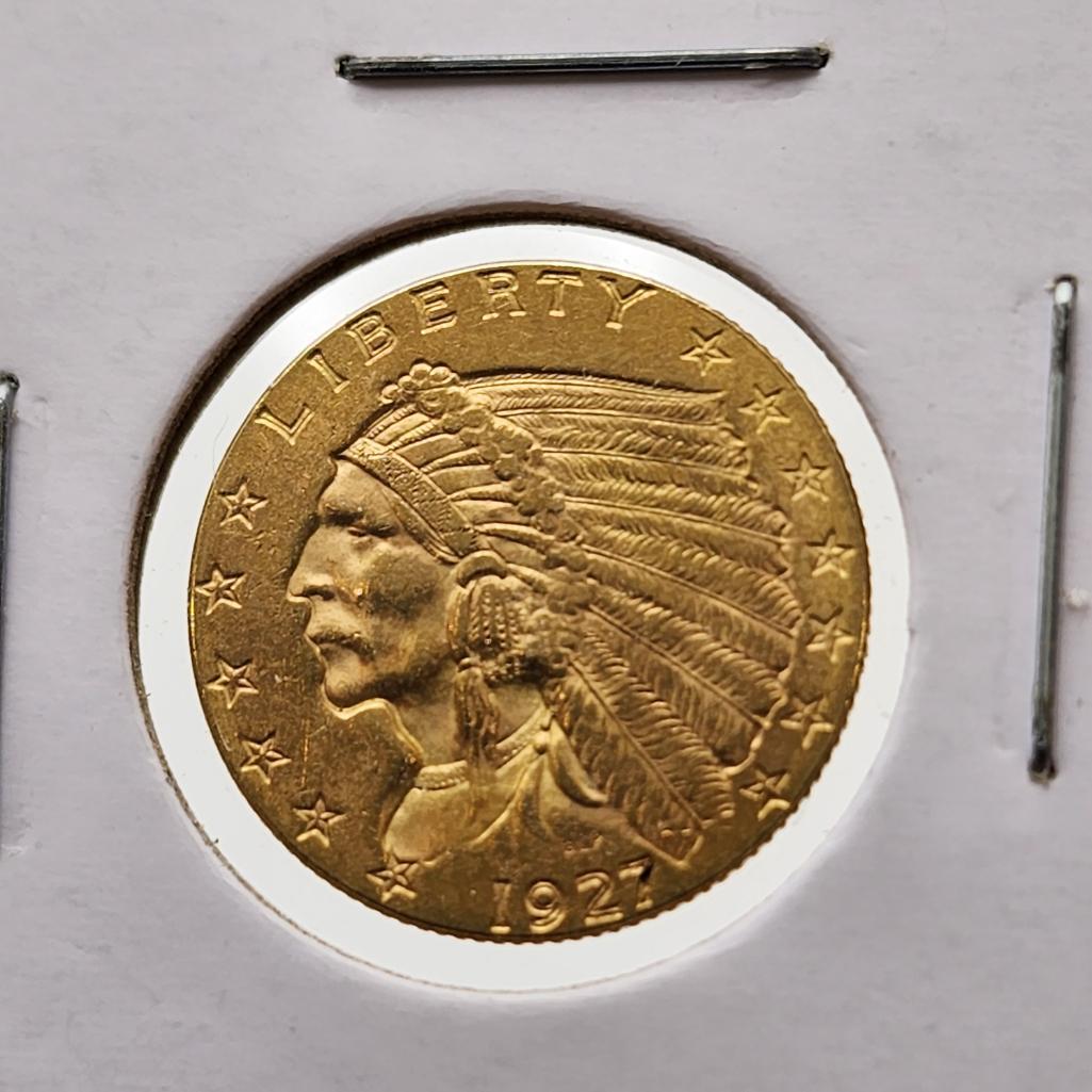 1927 $2.50 Indian Head Quarter Eagle (1 of 2)