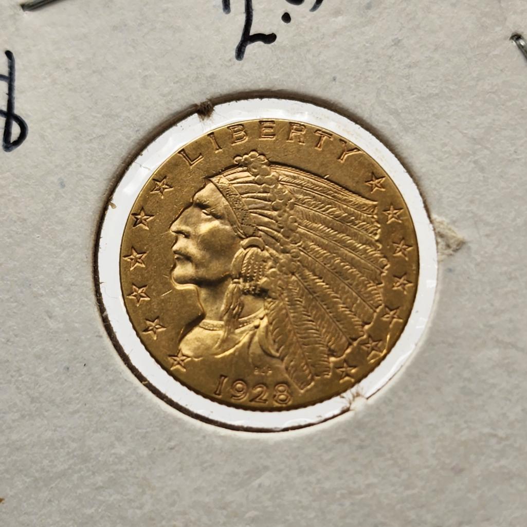 1928 $2.50 Indian Head Quarter Eagle (1 of 2)