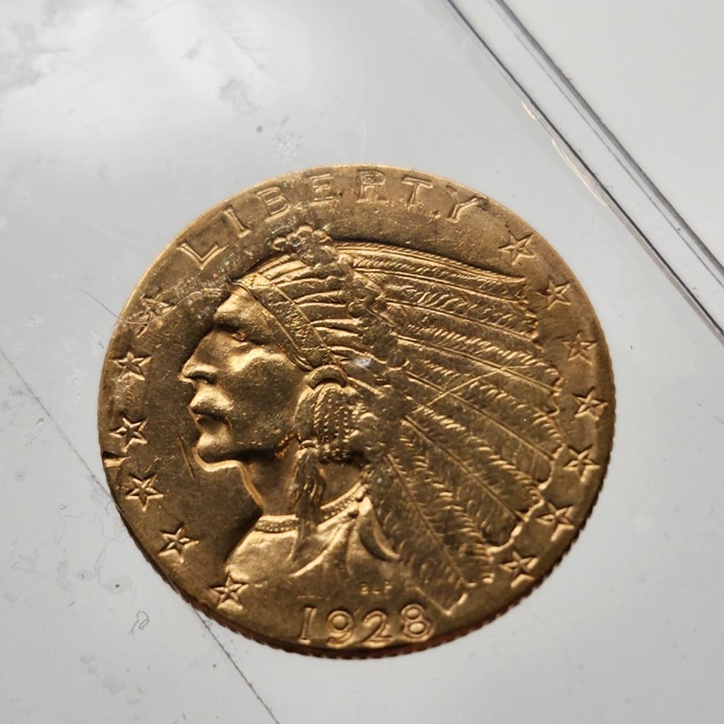 1928 $2.50 Indian Head Quarter Eagle (1 of 2)