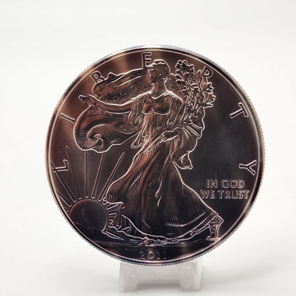 2011 U.S. One Dollar 1 oz Silver American Eagle (1 of 3)