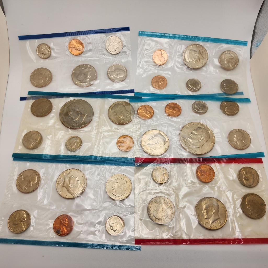 Lot of 6  1972, 1973, 1978, 1979, 1980 & 1981 Mint Sets (1 of 7)