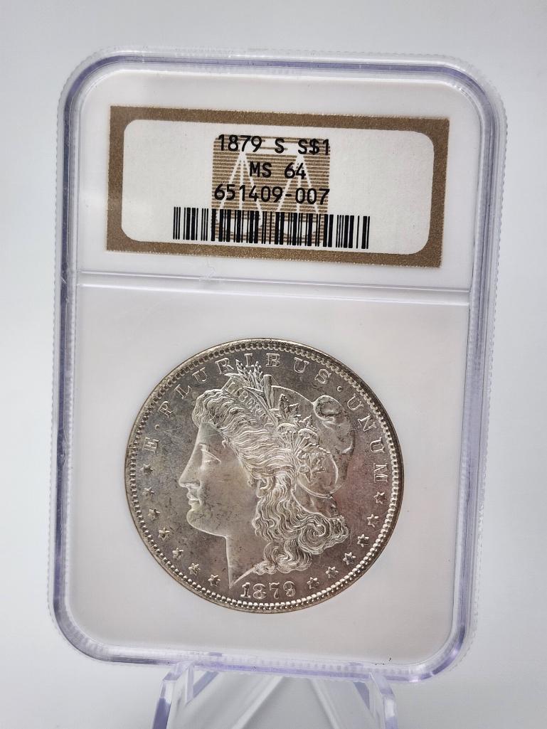 1879 S Morgan Silver Dollar MS64 (1 of 4)