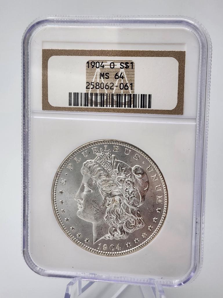 1904 O Morgan Silver Dollar MS64 (1 of 4)