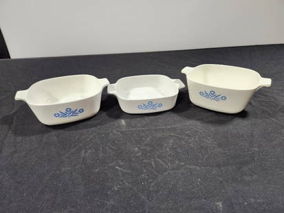 Corning Ware, No Lids:  