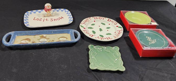 Holiday Serving Pieces:  