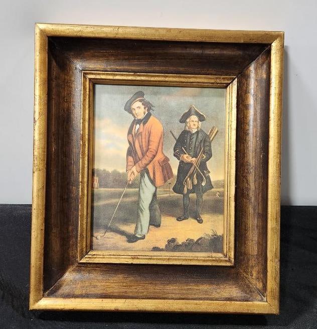 Framed Victorian Era Golf Print (1 of 3)