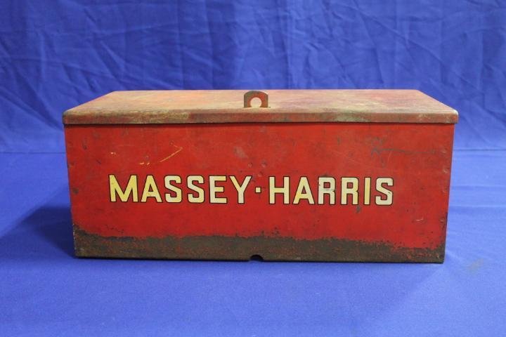 Massey-Harris Tool Box 20" x 9.5" x 8.5": Massey-Harris Tool Box 20" x 9.5" x 8.5"