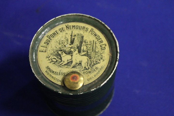 Dupont Smokeless Shotgun Powder Can - Some Product 4" (1 of 3)