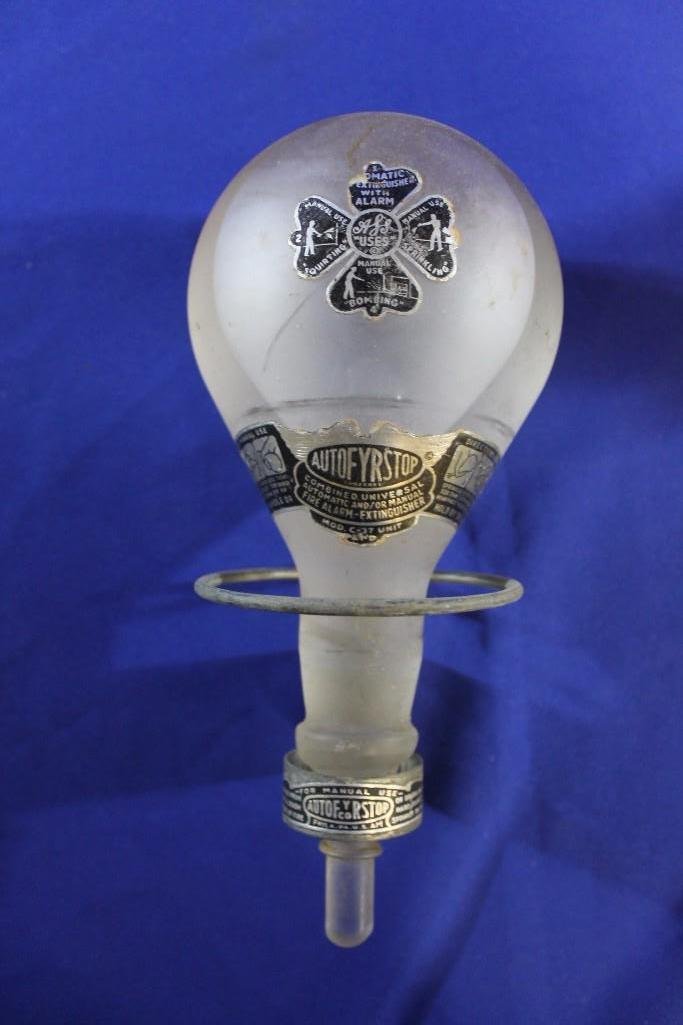 Autofyrstop Fire Extinguisher Glass Grenade Glass Designs