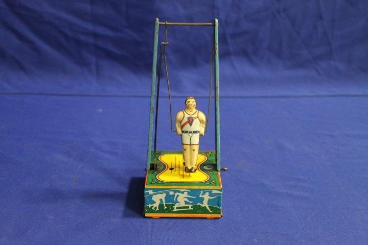 Wyandotte Tin Key Wind Toy Circus Acrobat 9" (1 of 1)