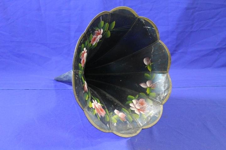 Hand Painted Phonograph Horn: Hand Painted Phonograph Horn