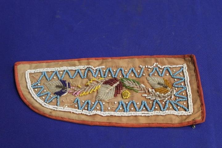 Rare Beaded Native American Indian Bag w/ Great 12" (1 of 1)