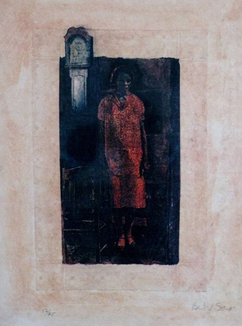 BETYE SAAR: The Conscience of the Court, 2000, Serigraph, 17 x 11.75 in, 56 of 75, Provenance: Seventieth Art