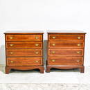 Pair of Georgian Style Mahogany Chests of Drawers