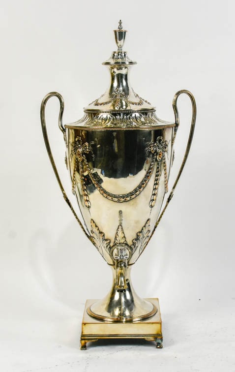 English Silver Plated Samovar (1 of 10)