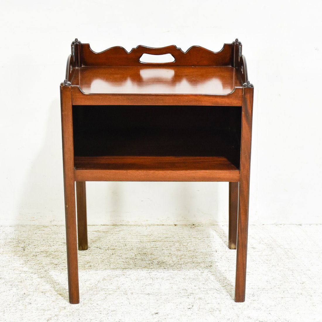 Georgian Mahogany Bedside Table (1 of 5)