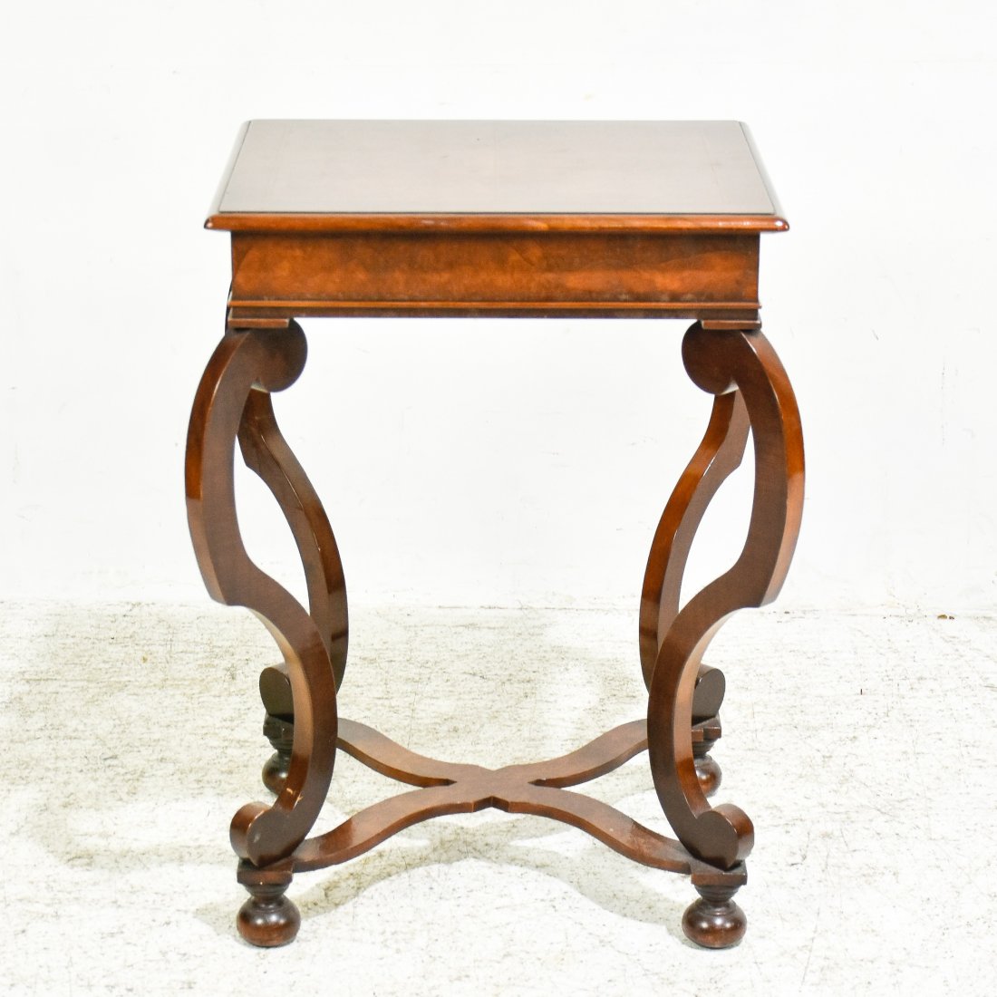 Italian Style Carved Wood Side Table (1 of 6)
