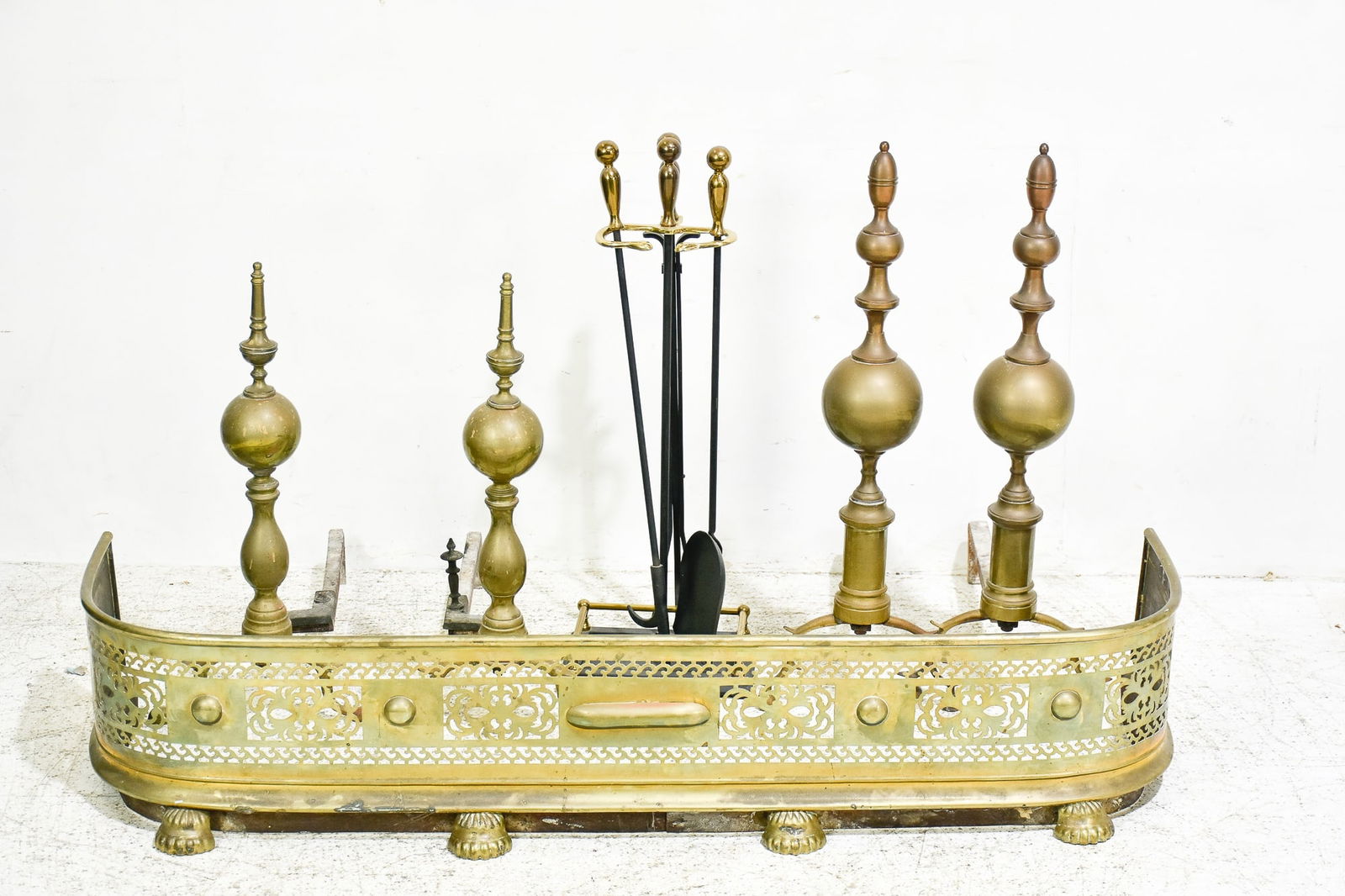 Group of Brass Fireplace Equipment (1 of 14)