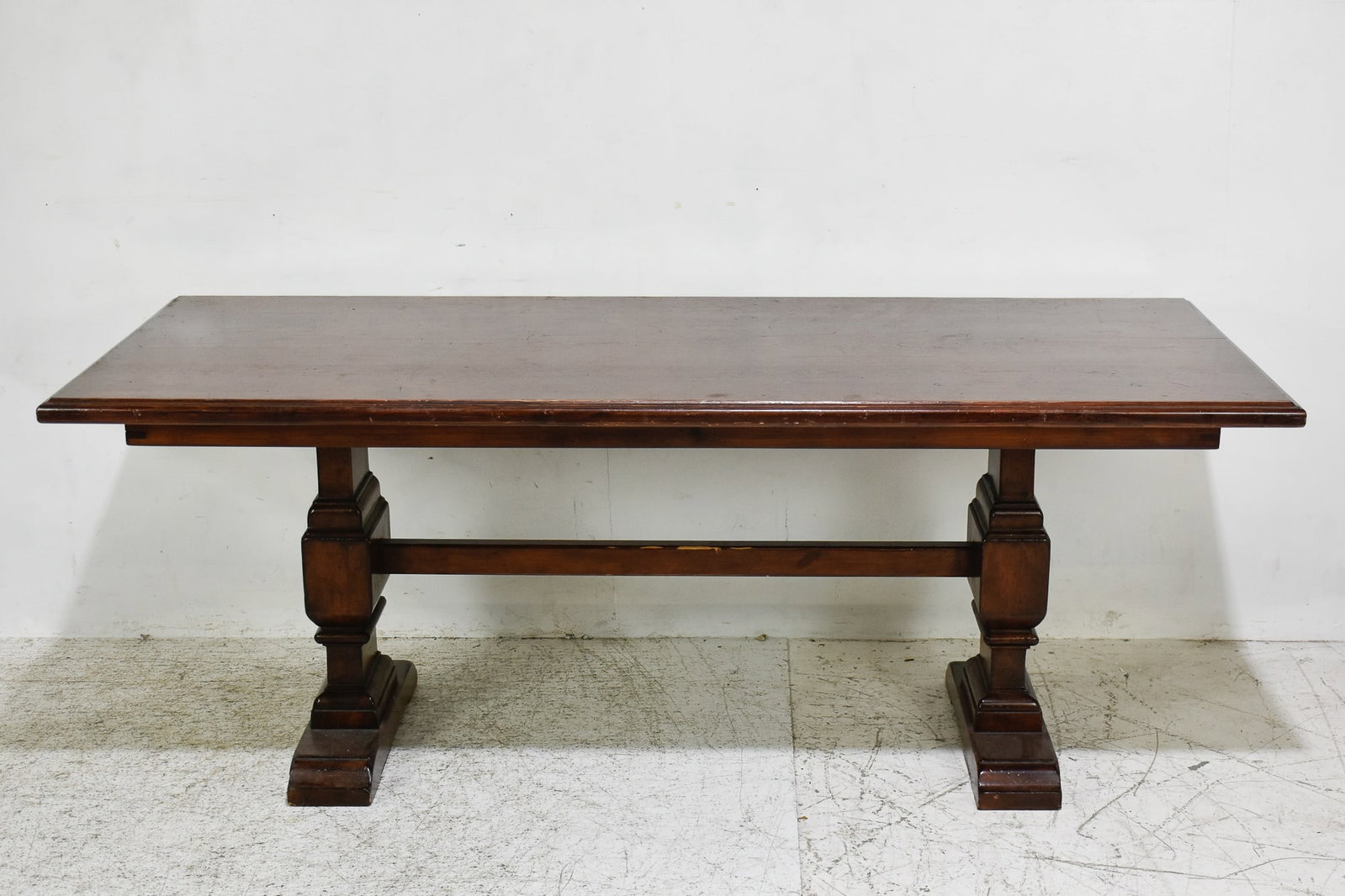 Revival Walnut Dining Table: 29" h x 77" w x 32 1/2" d
