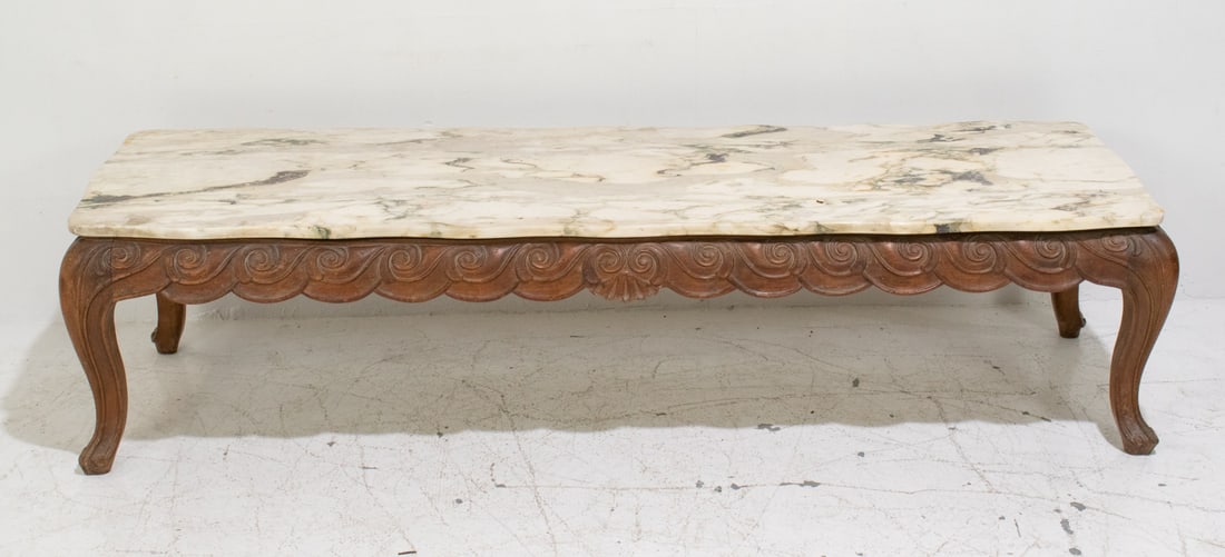 Louis XV Style Marble Top Low Table (1 of 10)