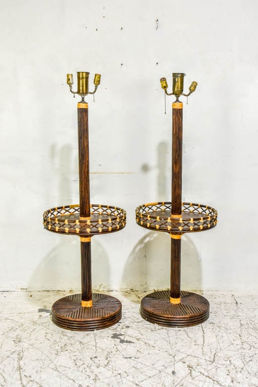 Pair of Bentwood Table Lamps (1 of 4)