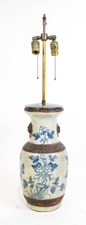 Chinese Gu Glazed Table Lamp (1 of 10)
