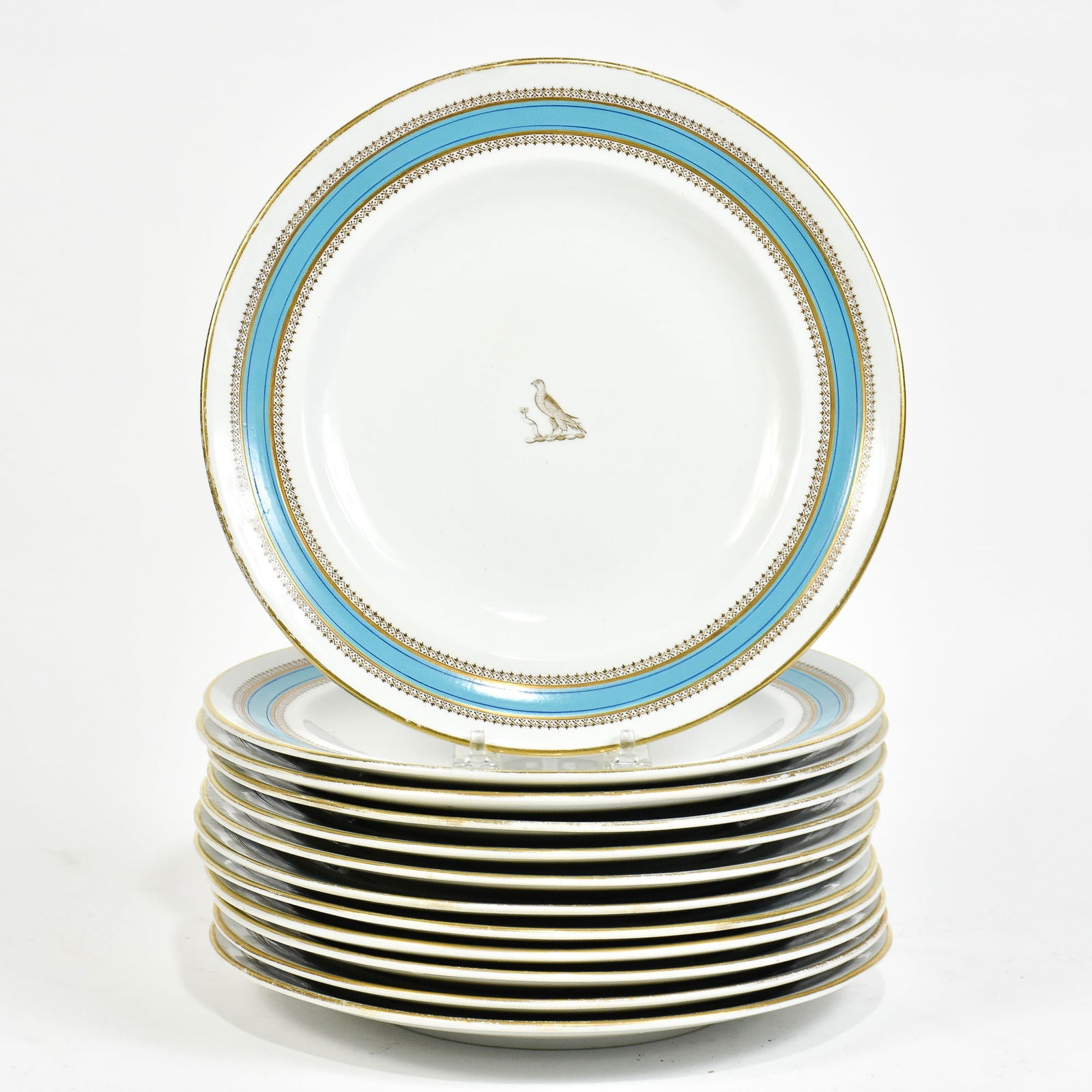 Set of Twelve Royal Worcester Porcelain Dinner Plates (1 of 6)