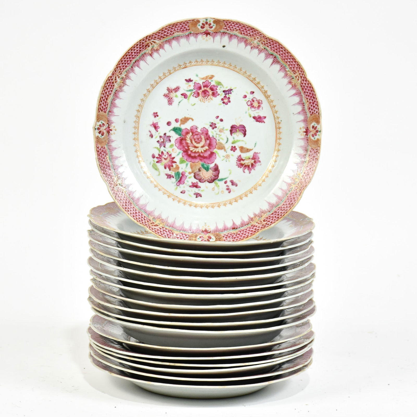 Chinese Export Porcelain Partial Dinner Set (1 of 4)