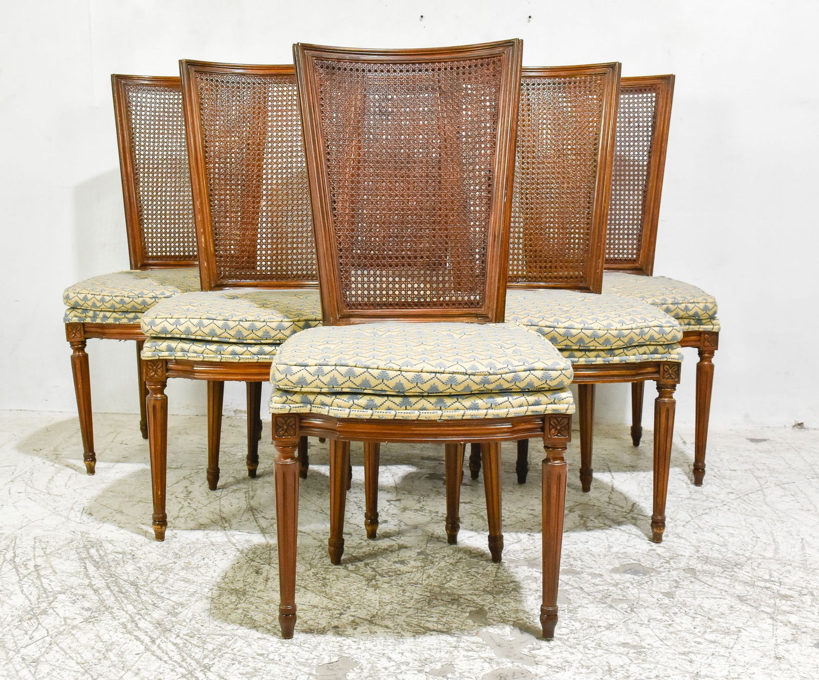 Set of 6 Louis XVI Style Dining Chairs (1 of 14)