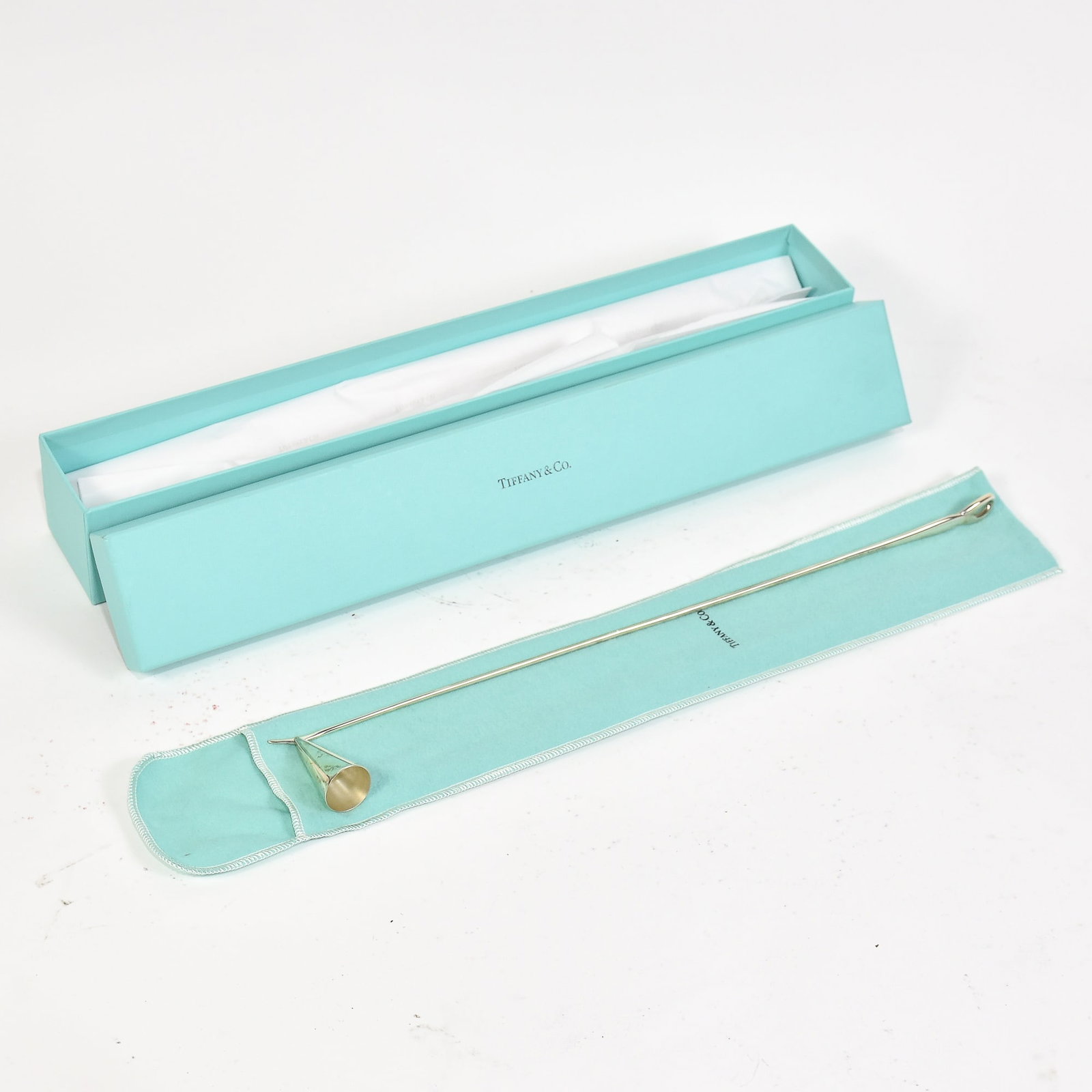 Tiffany & Co. Sterling Silver Elsa Peretti Padova Candle Snuffer: In box Ap. 2.3 ounces * (17" h) Good