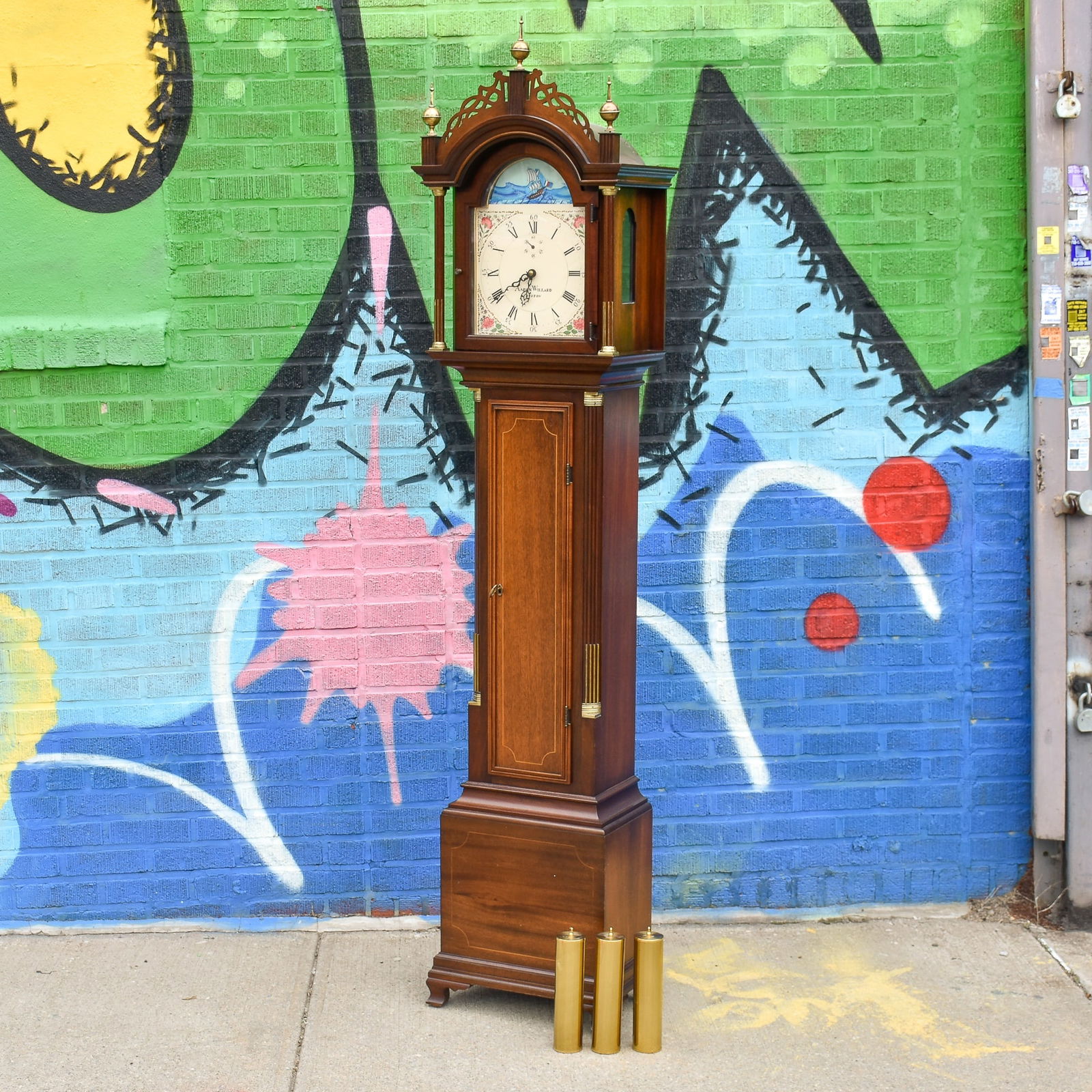 American Reproduction Tall Case Clock (1 of 10)