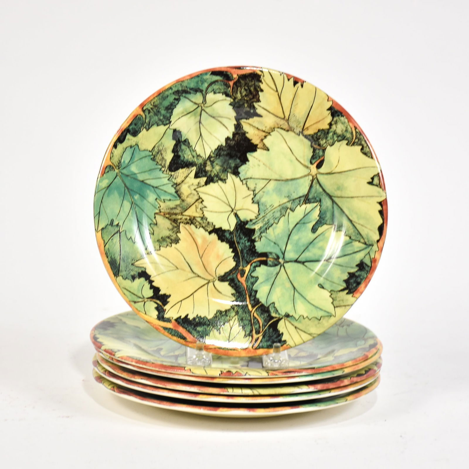 Set Of 6 Gien Porcelain Plates (1 of 3)