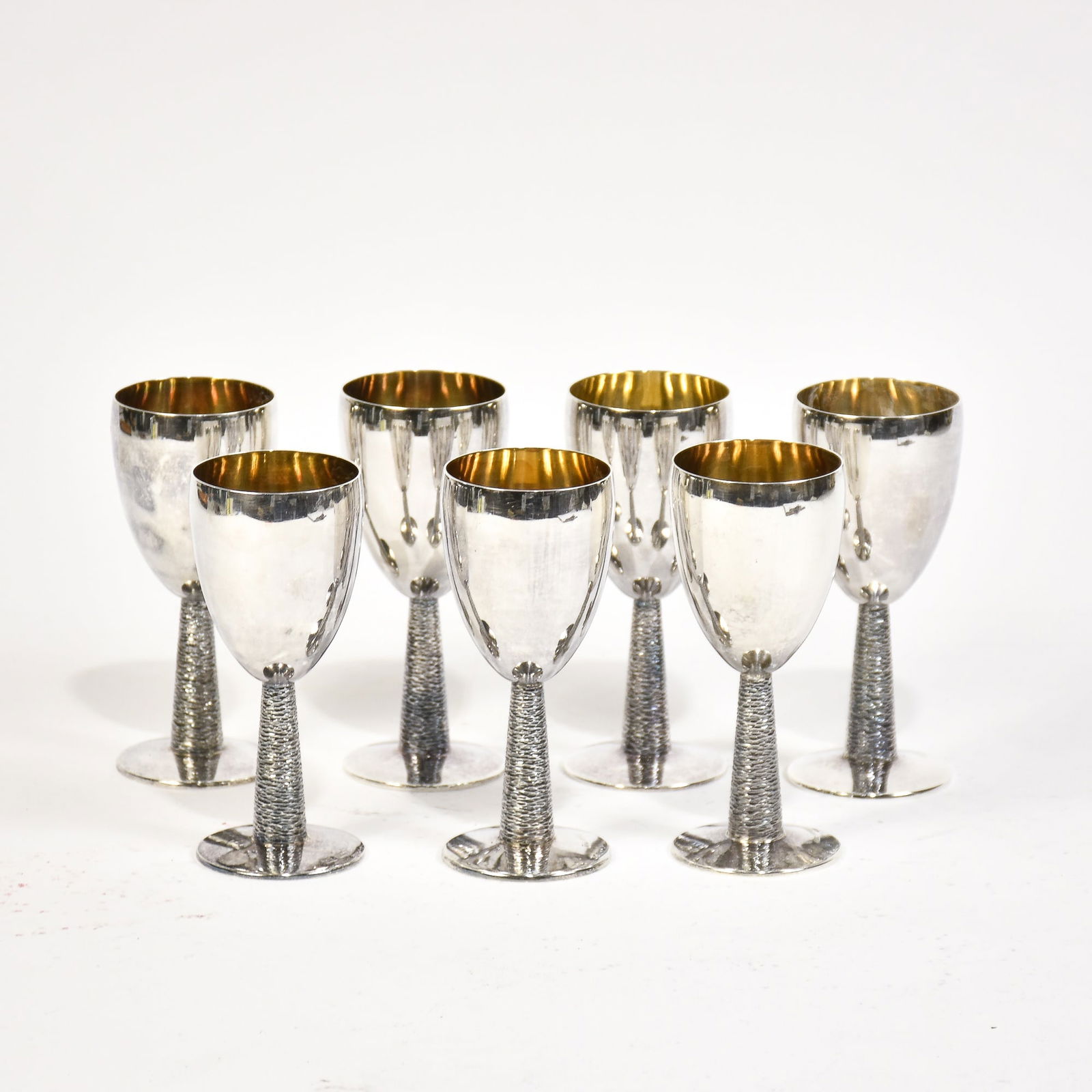 Set Of 7 Silver Spirit Cups (1 of 3)