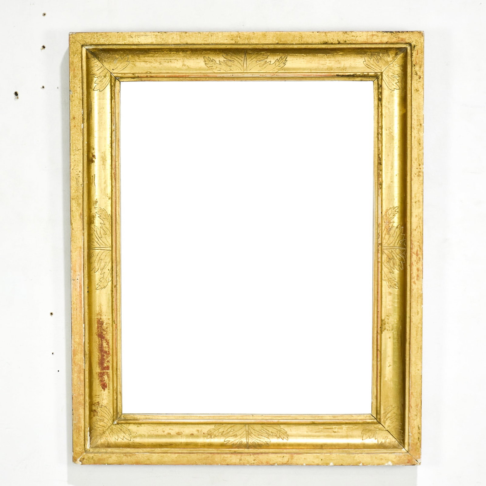 Queen Anne Style Giltwood Mirror (1 of 2)