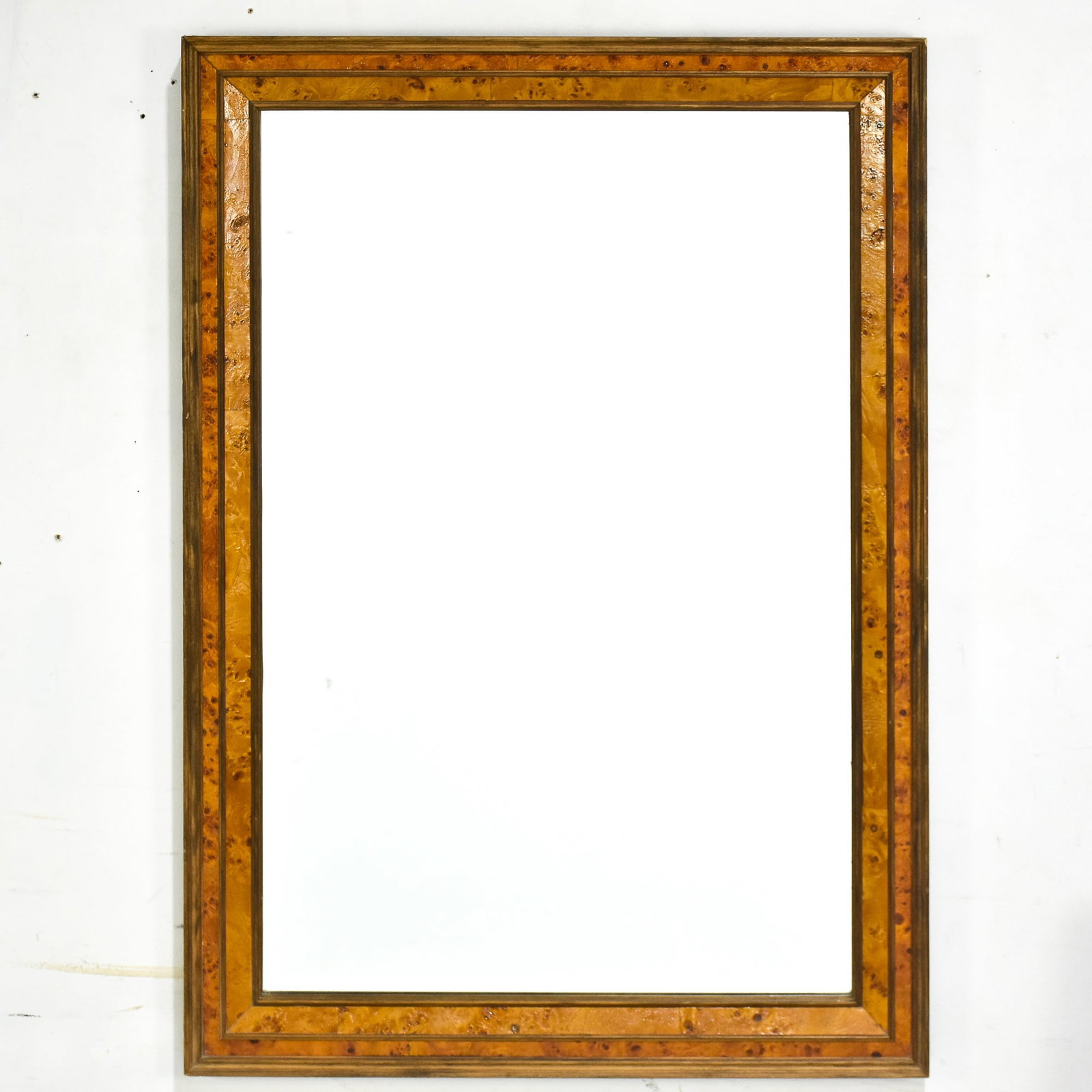Figured Maple Parcel-Gilt Mirror (1 of 2)