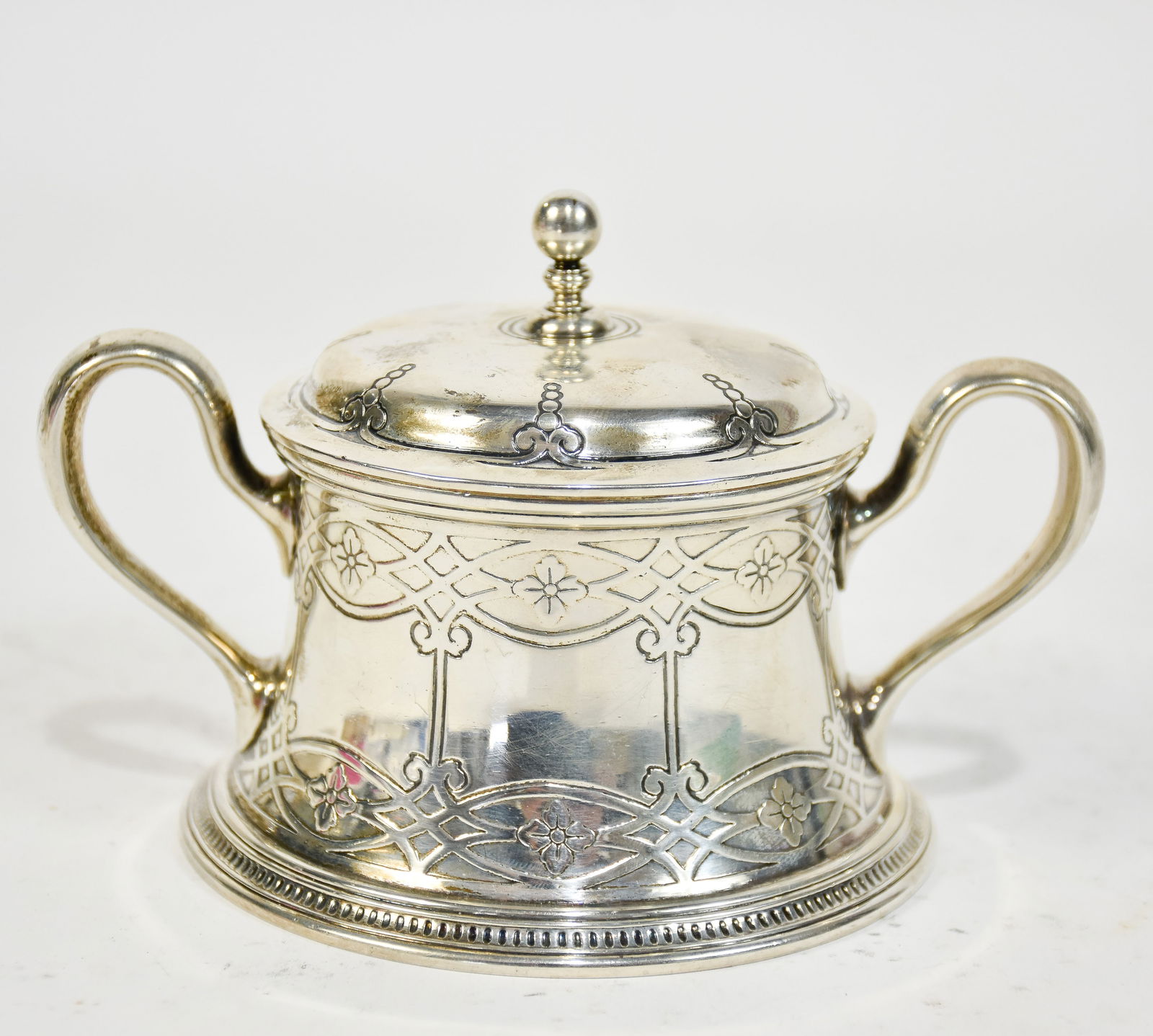 Tiffany & Co. Sterling Lidded Sugar Bowl (1 of 5)