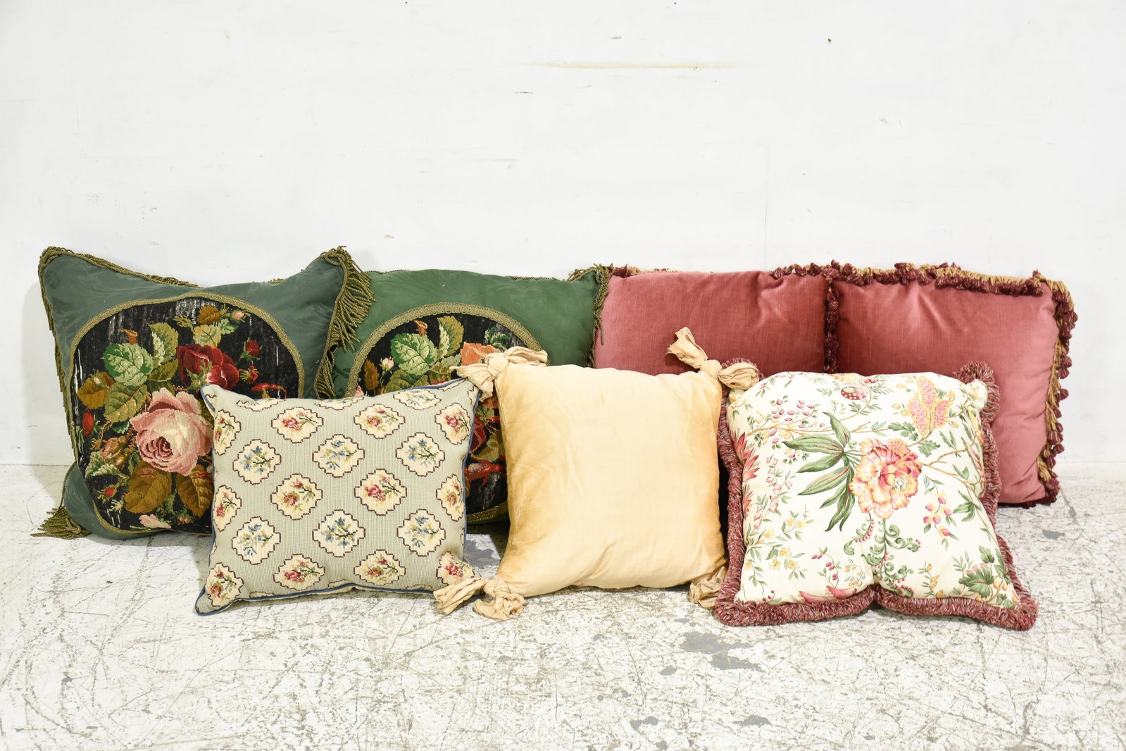 Group of 6 Pillows: * AS IS