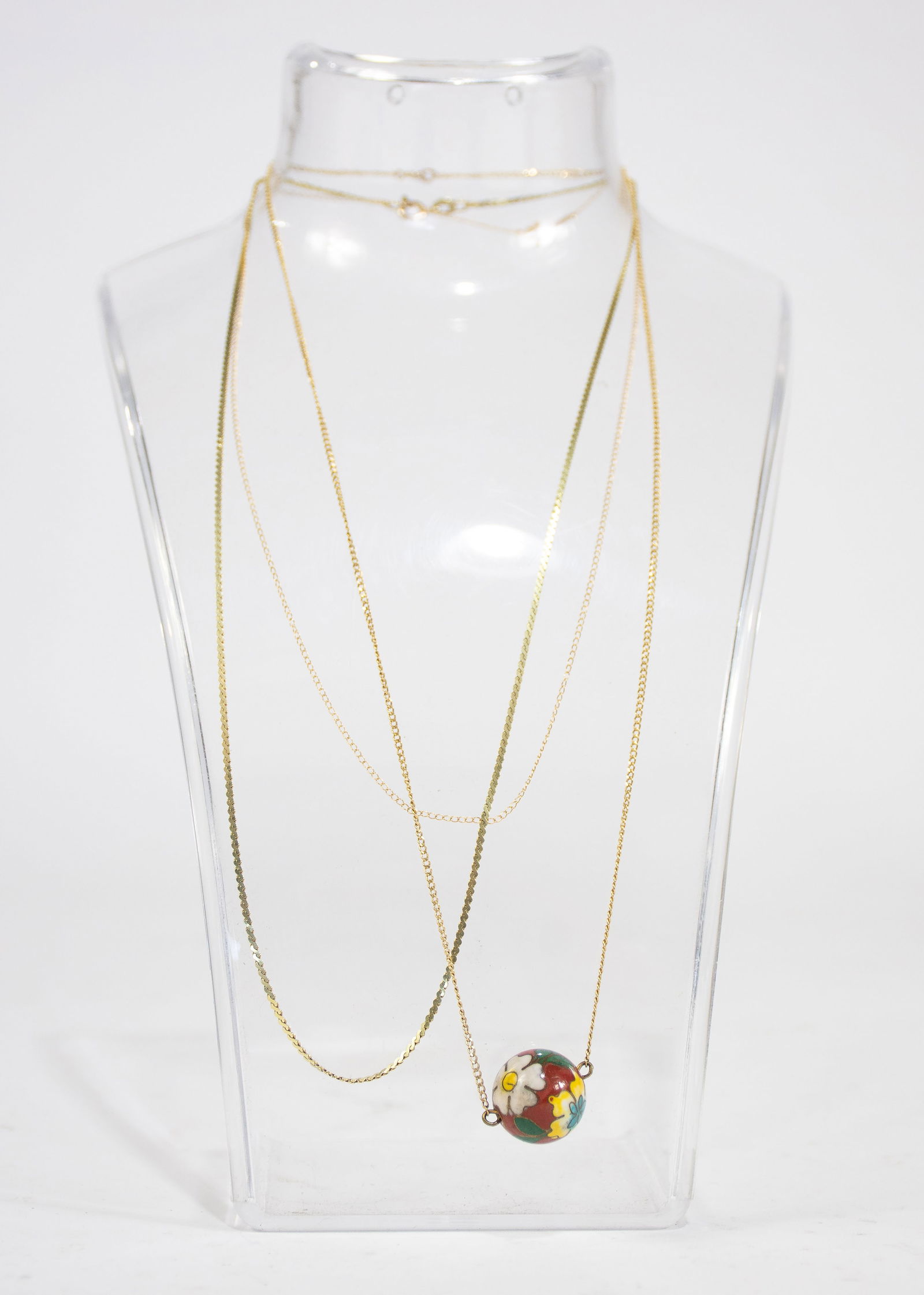 3 14KT Gold Chains; (1 of 4)