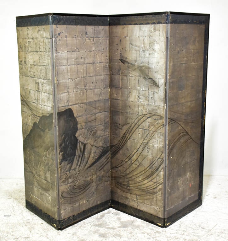 Asian-Style 4-Panel Screen (1 of 4)