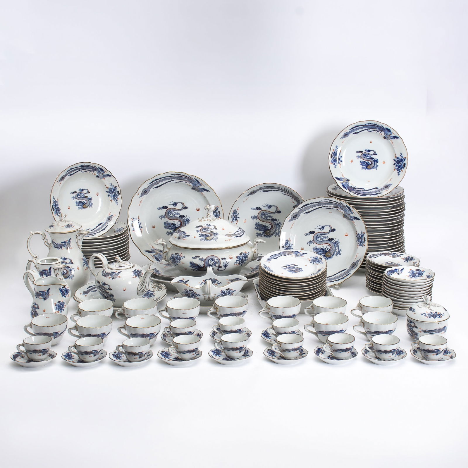 Carl Teichert Meissen Porcelain Partial Dinner Service (1 of 11)