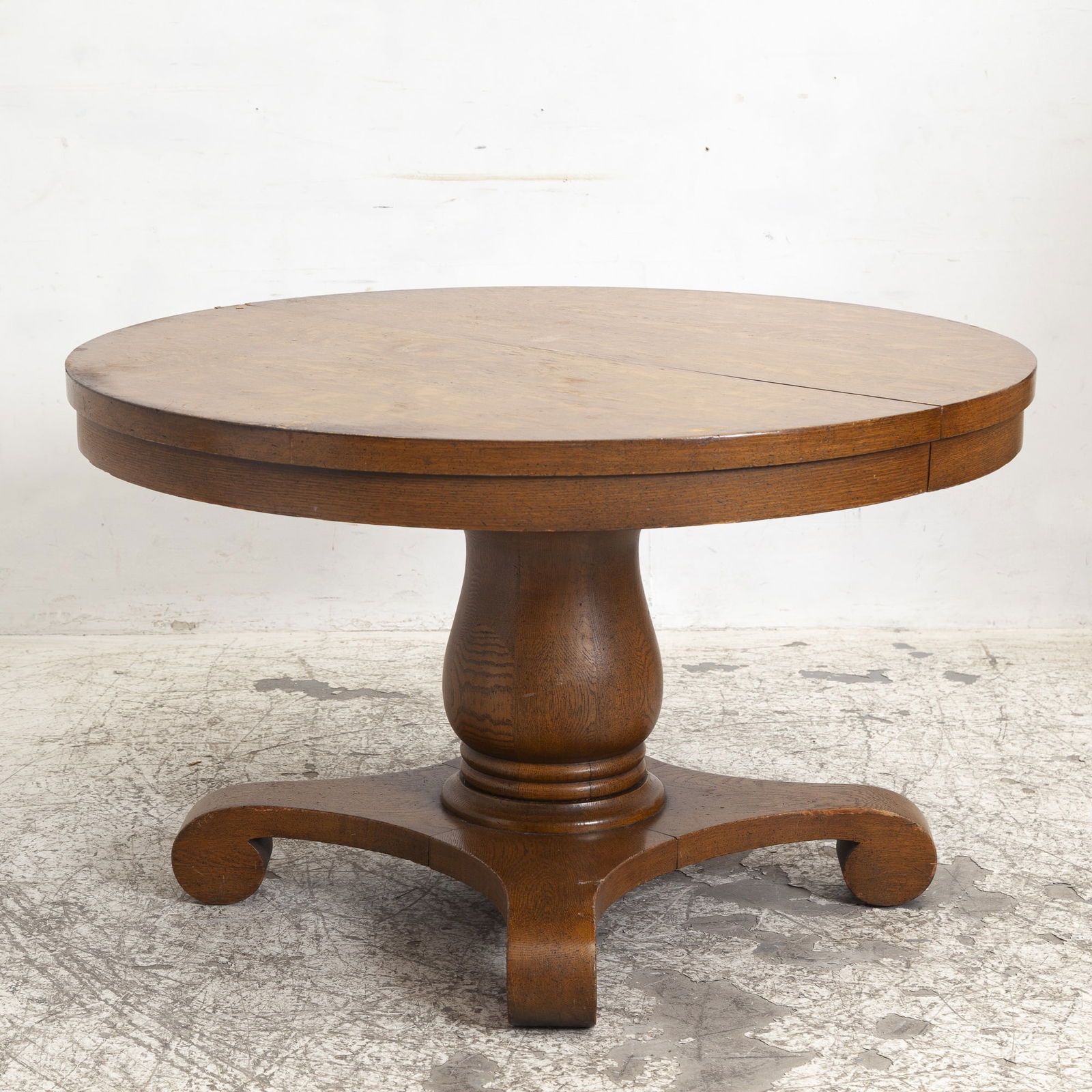 Oak Circular Dining Table (1 of 6)