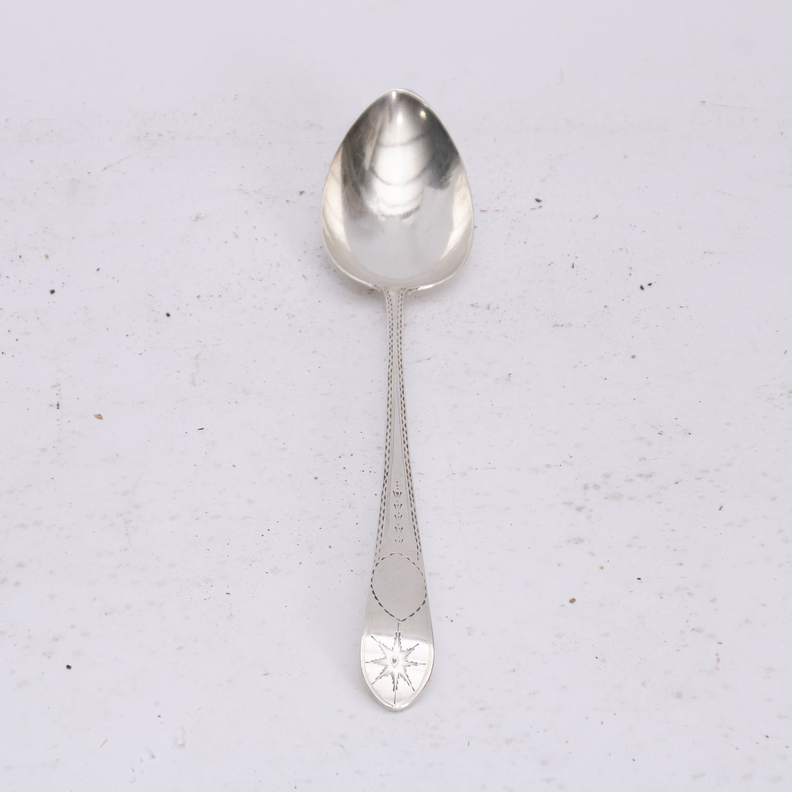 Silver Serving Spoon: Ap. 2.79 ounces * (12" l) light scratches