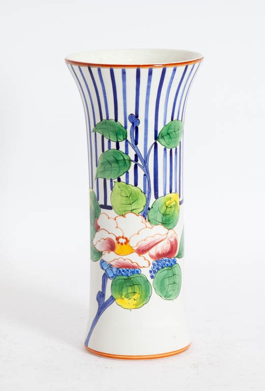 Tiffany & Co Hand Painted Glazed Ceramic Vase (1 of 3)