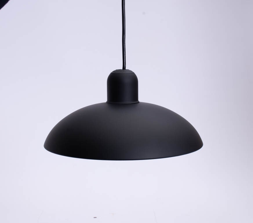 Set of Four Fritz Hansen Kaiser Idell Pendent Lamp: In boxes * (5" h x 11 1/4" dia) Untested