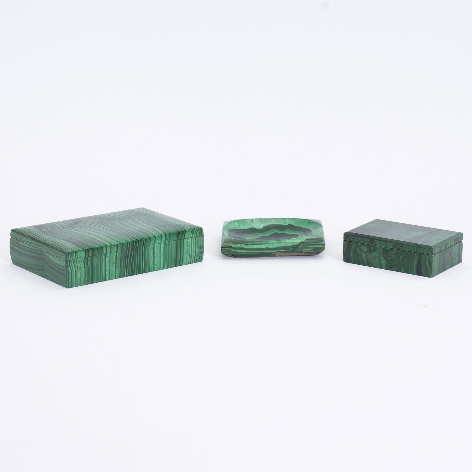 Group of Malachite Table Articles (1 of 7)