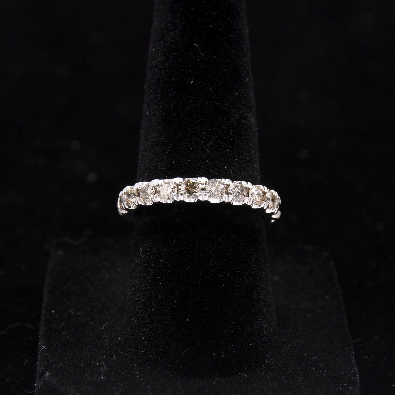 10KT White Gold & Diamond Ring (1 of 4)