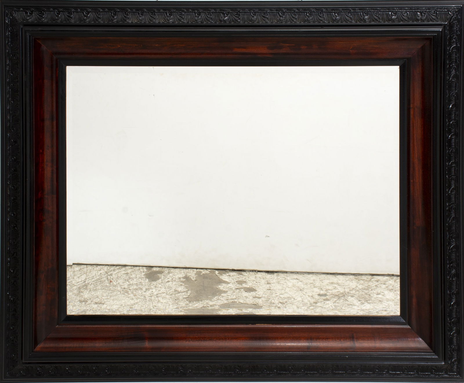 Black Painted Framed Mirror (1 of 3)