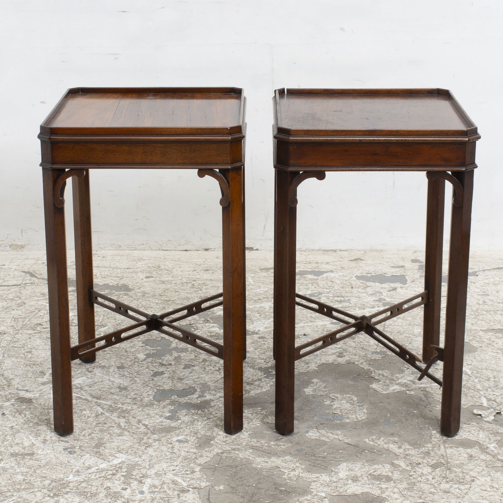 Pair of Asian Style Side Tables (1 of 4)